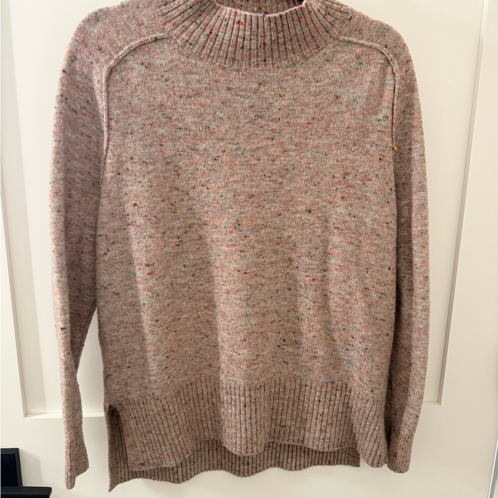 LOFT Women's Speckled Turtleneck Sweater - Multicolor